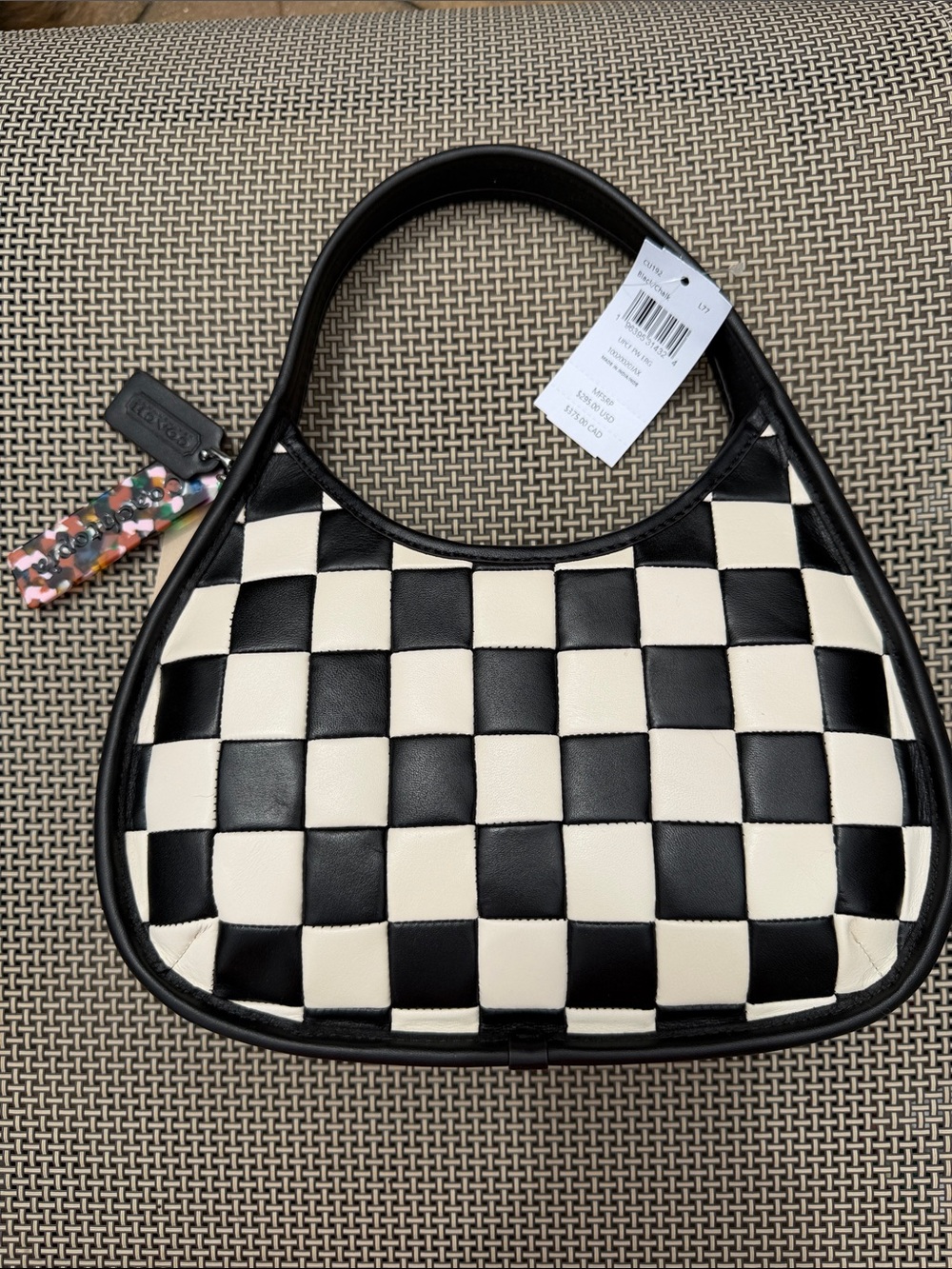 NWT Coach Coachtopia Ergo Bag in Checkerboard - Picture 1 of 7